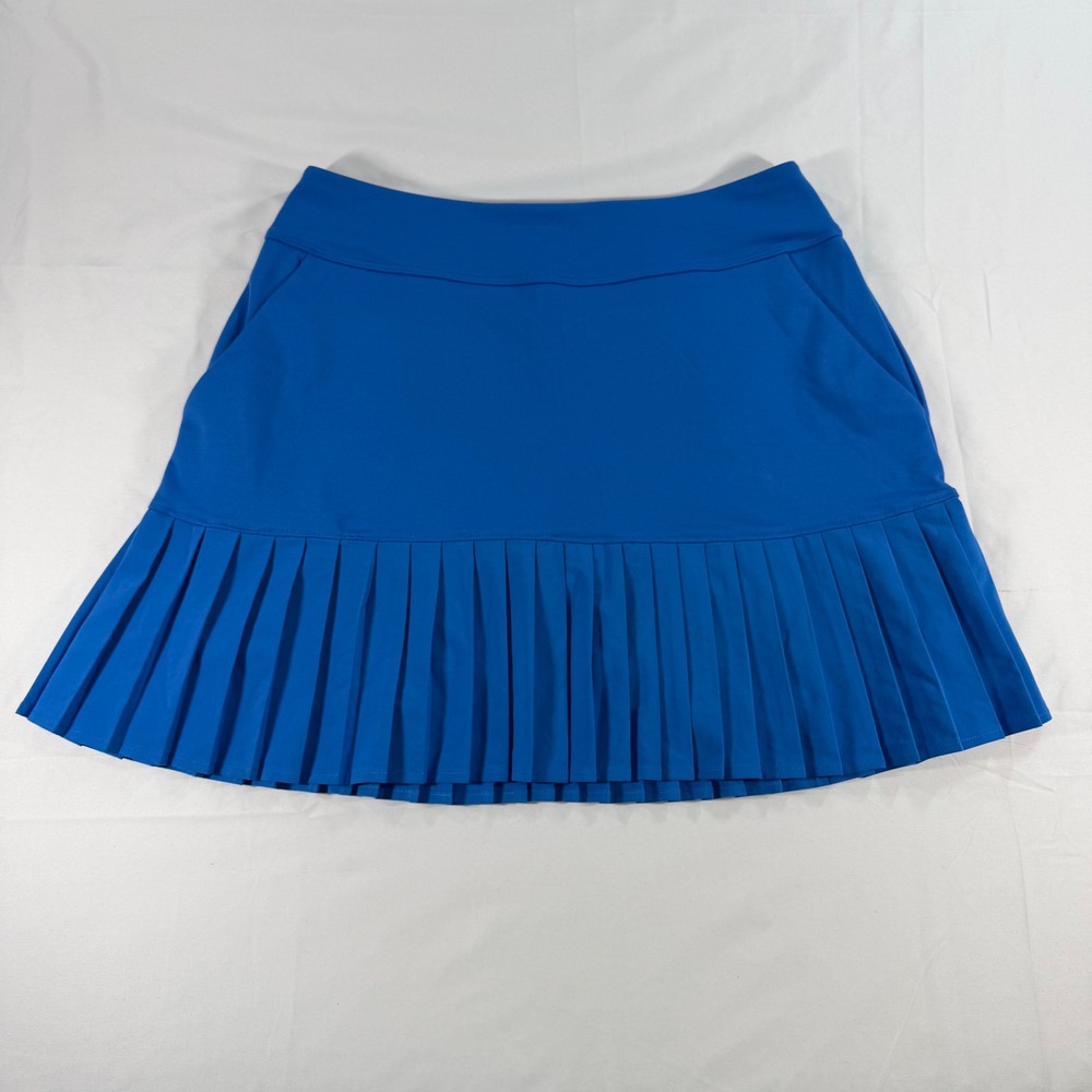 NWT Under Armour Golf Tennis Skort Blue Pleated Athletic Skirt Womens Small